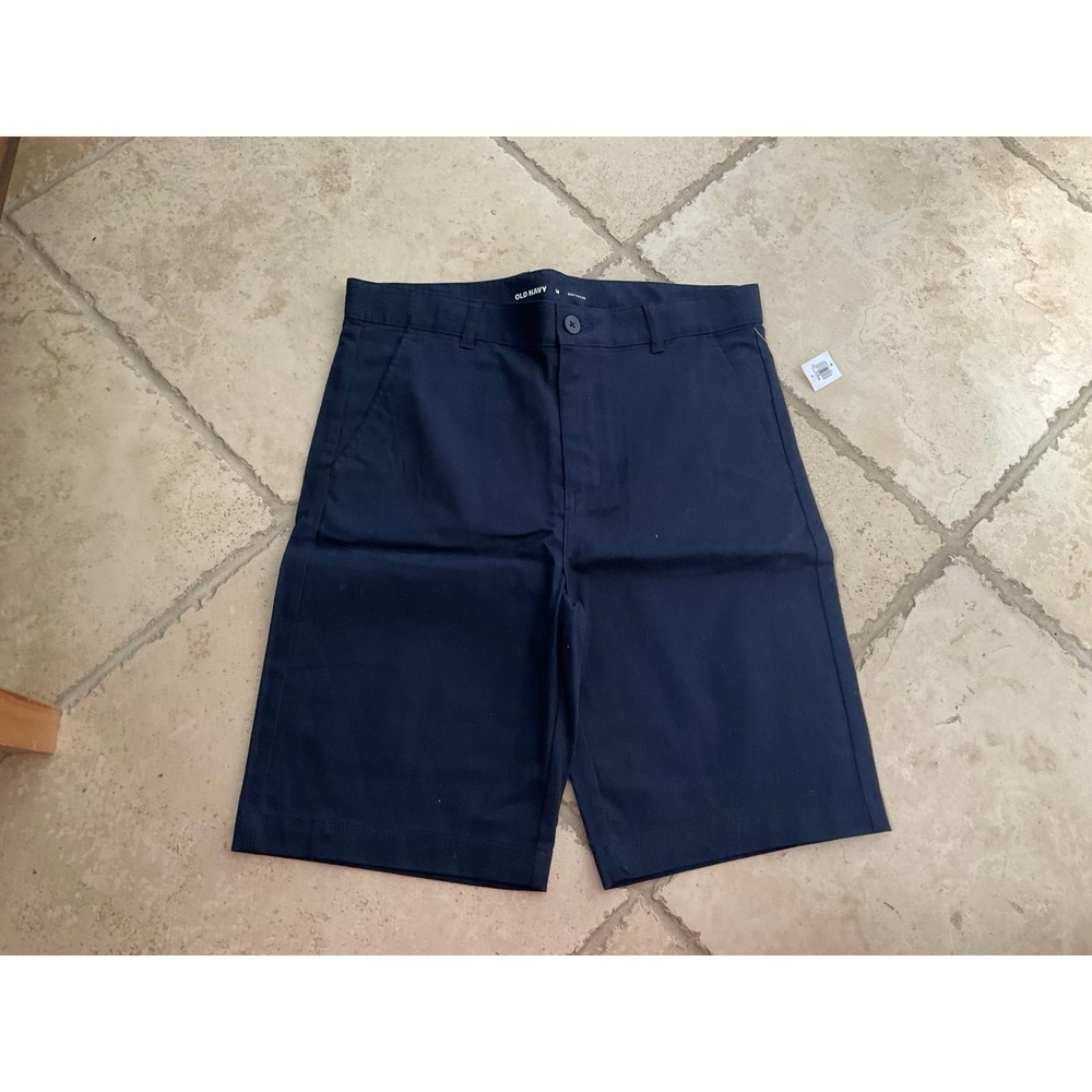 Old Navy NWT Boys Size 16 Navy Uniform Shorts